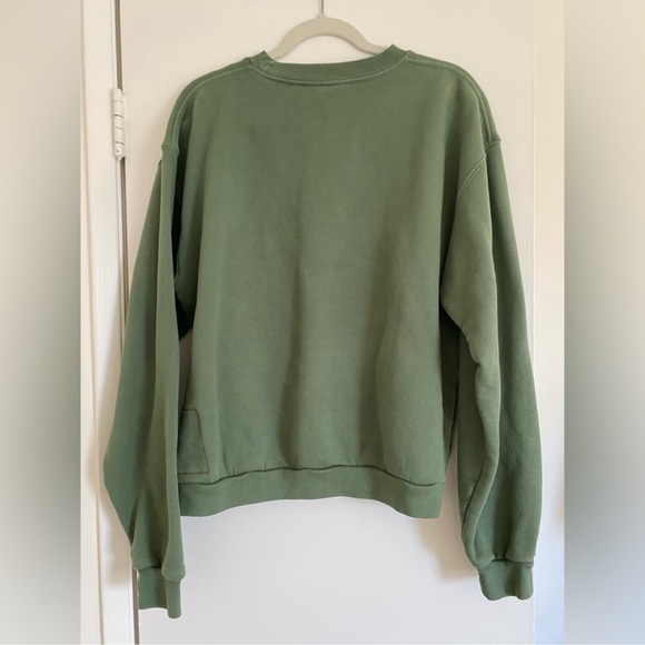 Cherry LA California Ranch Wear sweatshirt/crewneck in green - Picture 4 of 9